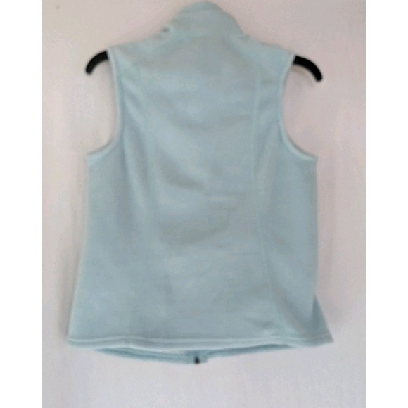 Patagonia Synchilla Vest Women's Small Mint Green Sleeveless Full Zip Pockets - Picture 2 of 4
